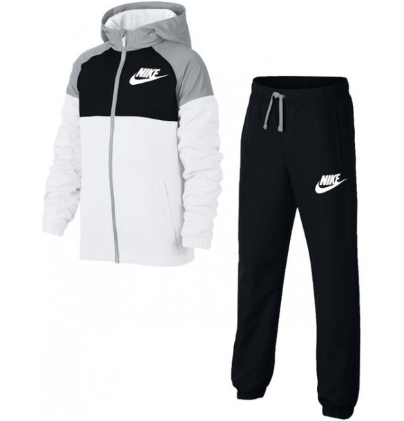 grey and white nike jumpsuit