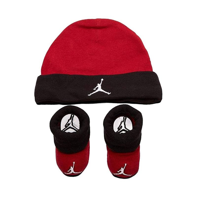jordan booties and hat